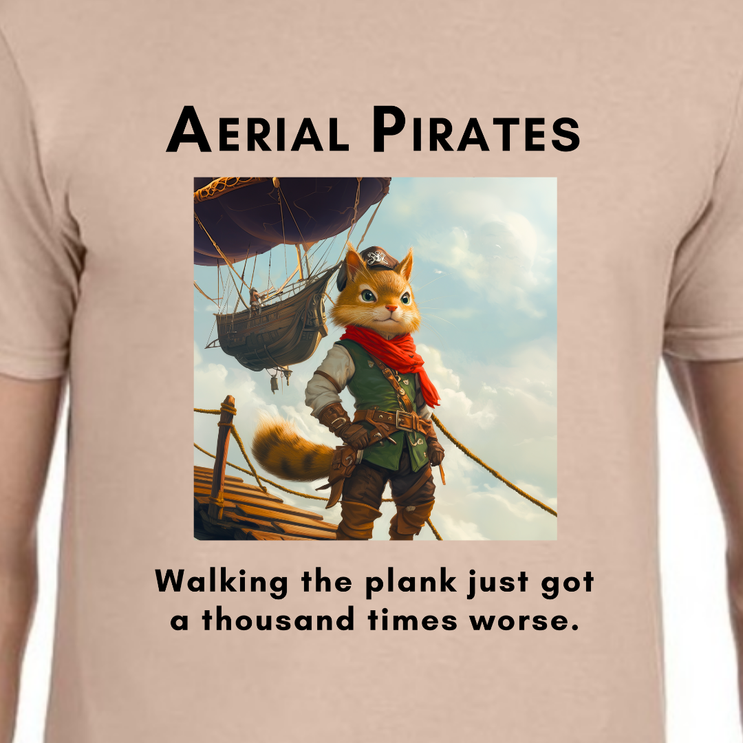 Aerial Pirates t-shirt