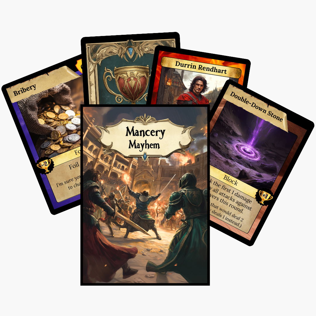 Physical Set: Mancery Mayhem card game