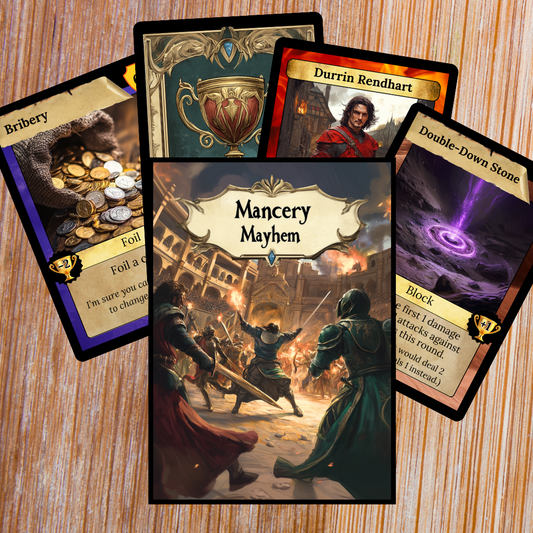Physical Set: Mancery Mayhem card game