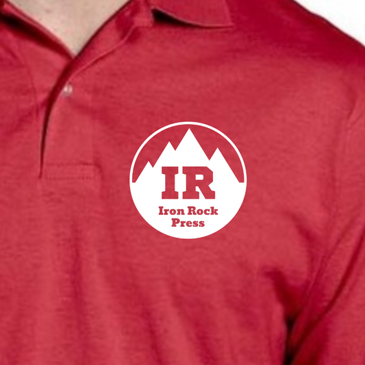 Iron Rock Press polo shirt