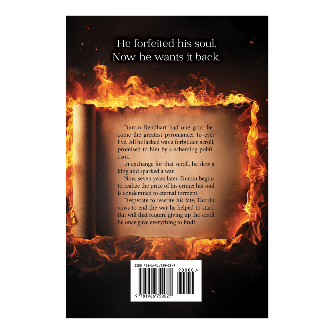 Signed Paperback: The Pyromancer’s Scroll